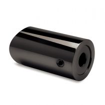 GFTC.127 Βάση σωλήνα Ø 25.4mm, επίπεδη, χρώμα μαύρο ανθρακί