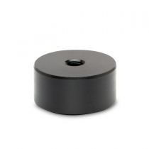 GFEC.136 Τάπα σωλήνα βύσμα χαμηλό,, πλαστική μαύρη, γιά σωλήνα Ø 25.4mm