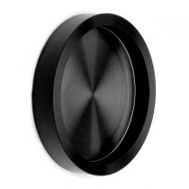 GFDH.009 Πόμολο πόρτας εσοχή Ø 65mm, χρώμα μαύρο ανθρακί, αυτοκόλλητο