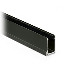 GFPR.096 Προφίλ αλουμινίου UL 40x25x40mm, χρώμα μαύρο ανθρακί