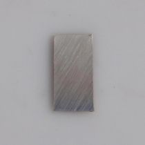 E1932 Τάπα 19x32mm αυτοκόλλητη, αλουμίνιο